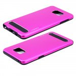 Wholesale Samsung Galaxy Note 5 Aluminum Armor Hybrid Case (HotPink)